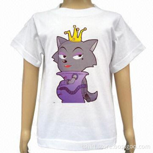 Summer short sleeve kids t-shirt clothing, children apparel, cotton garment